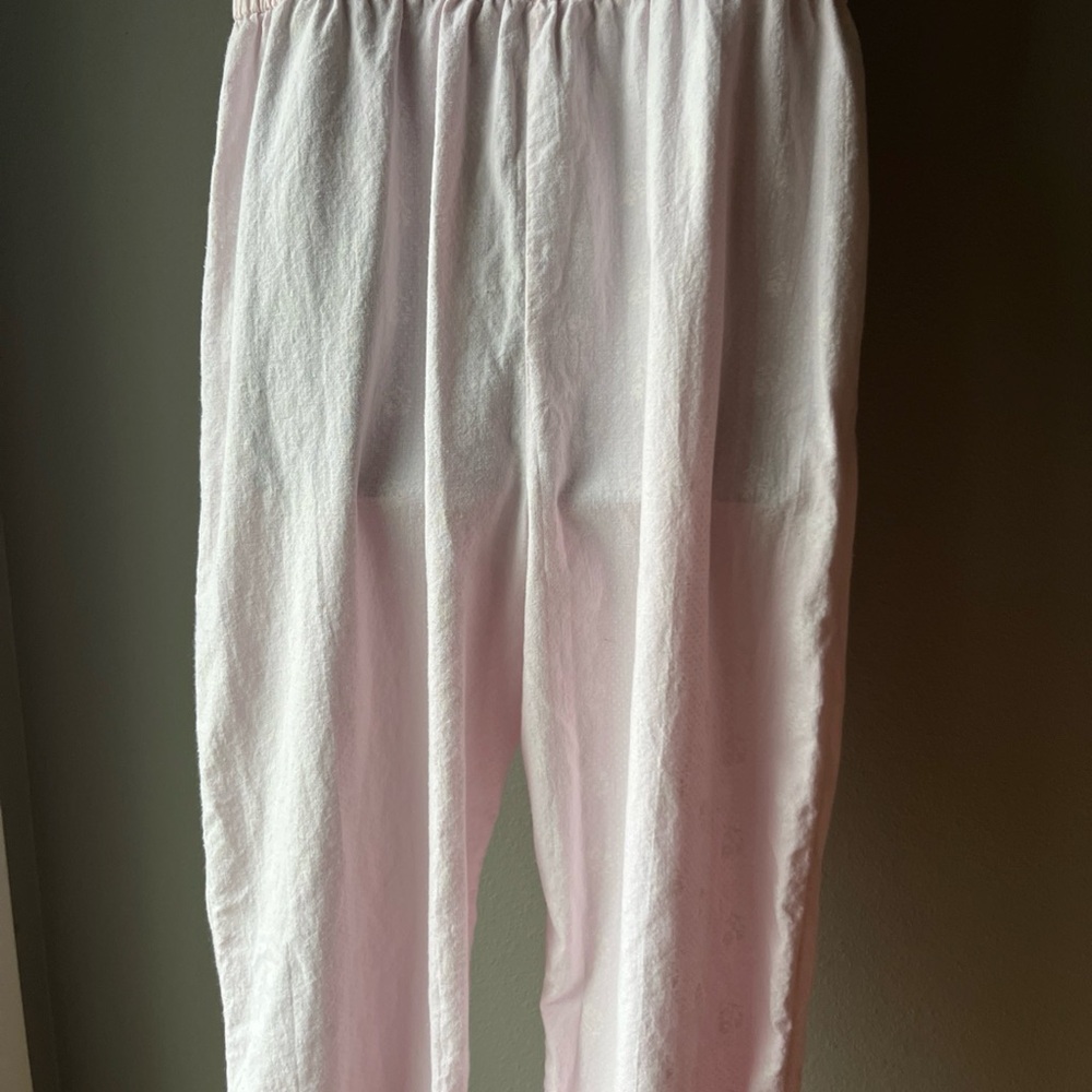 Vintage 1980s Mister Noah Women's Pink Floral Jumper Size L - Picture 6 of 10